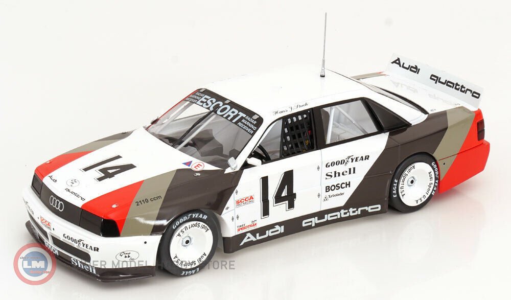 Hans-Joachim Stück Audi 200 Quattro n° 14 Winner Cleveland Trans-Am
