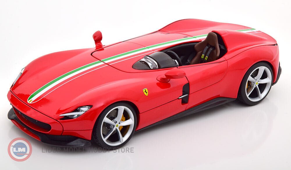 1:18 Burago 2019 Ferrari Monza SP-1 Red (Signature Series)