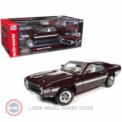 '69 Shelby Mustang 2'n 1 プラモデル Autoworld - 1:18 1969 Ford Mustang Shelby GT500 - 8.023,77 TL