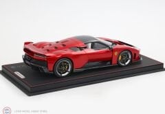 1:18 BBR Ferrari F80 carbon optional Rosso Supercar - bicolor wheels silver