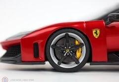 1:18 BBR Ferrari F80 carbon optional Rosso Supercar - bicolor wheels silver