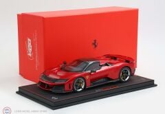 1:18 BBR Ferrari F80 carbon optional Rosso Supercar - bicolor wheels silver