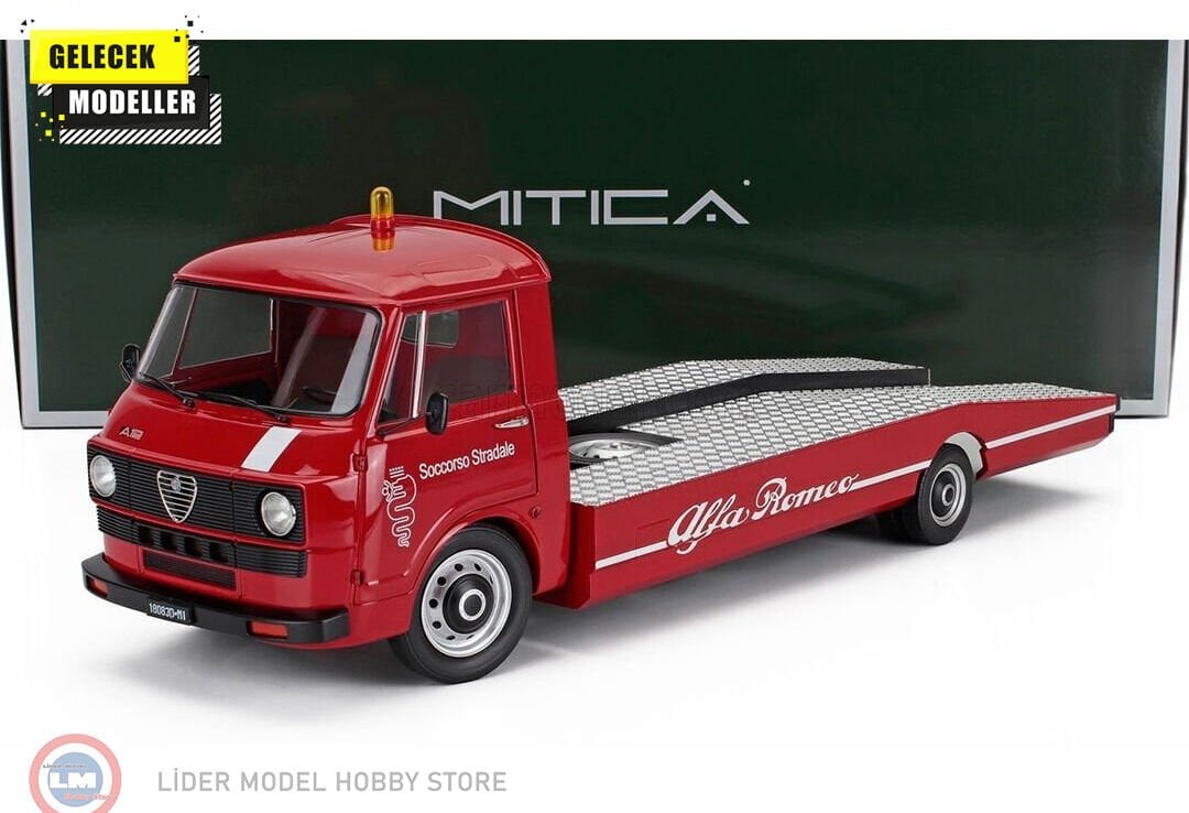 1:18 Mitica 1977 Alfa Romeo A12 F12 Carro Attrezzi Prima Serie Tow Truck