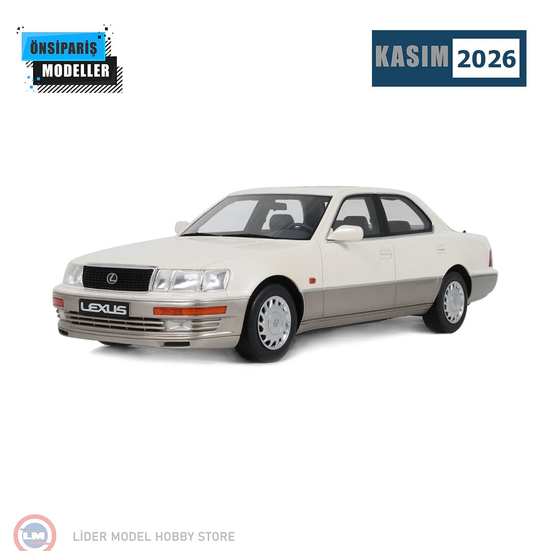 1:18 Otto 1992 Lexus LS 400 Diamond White Pearl