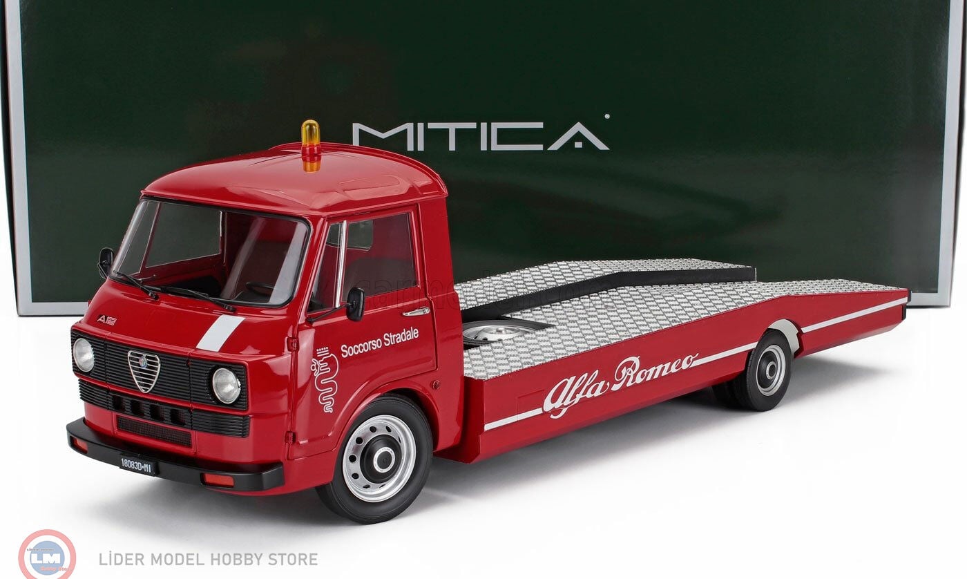 1:18 Mitica 1977 Alfa Romeo A12 F12 Carro Attrezzi Prima Serie Tow Truck
