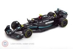 1:43 Burago 2024 Mercedes Benz AMG W15 #44 LEWIS HAMILTON + #63 GEORGE RUSSELL - F1 2 li set