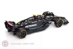 1:43 Burago 2024 Mercedes Benz AMG W15 #44 LEWIS HAMILTON + #63 GEORGE RUSSELL - F1 2 li set