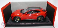 1:18 2022 Ferrari Purosangue Red Corsa 322-Carbon Fiber Roof