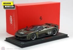 1:18 BBR Ferrari F80 carbon optional race #24 Verde Masoni Opaco