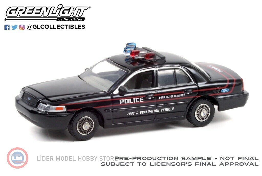 Greenlight - 1:64 2001 Ford Crown Victoria Police Interceptor Hot