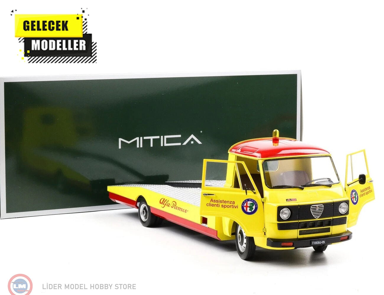 1:18 Mitica 1977 Alfa Romeo A12 F12 Carro Attrezzi Prima Serie Tow Truck