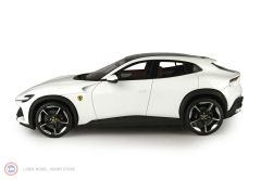 1:18 2022 Ferrari Purosangue White Cervino Metallizzato
