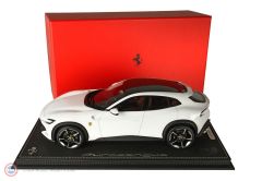1:18 2022 Ferrari Purosangue White Cervino Metallizzato