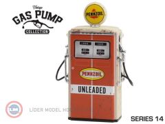 1:18 1954 Tokheim 350 Twin Gas Pump Pennzoil - Gaz Pompası