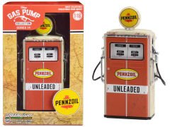 1:18 1954 Tokheim 350 Twin Gas Pump Pennzoil - Gaz Pompası