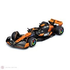 1:43 Burago 2024 Mclaren MCL 38 #4 LANDO NORRIS + #81 OSCAR PIASTRI - F1 2 li set