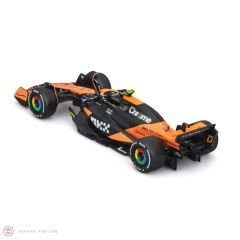 1:43 Burago 2024 Mclaren MCL 38 #4 LANDO NORRIS + #81 OSCAR PIASTRI - F1 2 li set