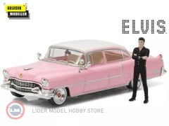 1:43 Greenlight 1955 Cadillac Fleetwood Series 60 ve  Elvis Presley Figür
