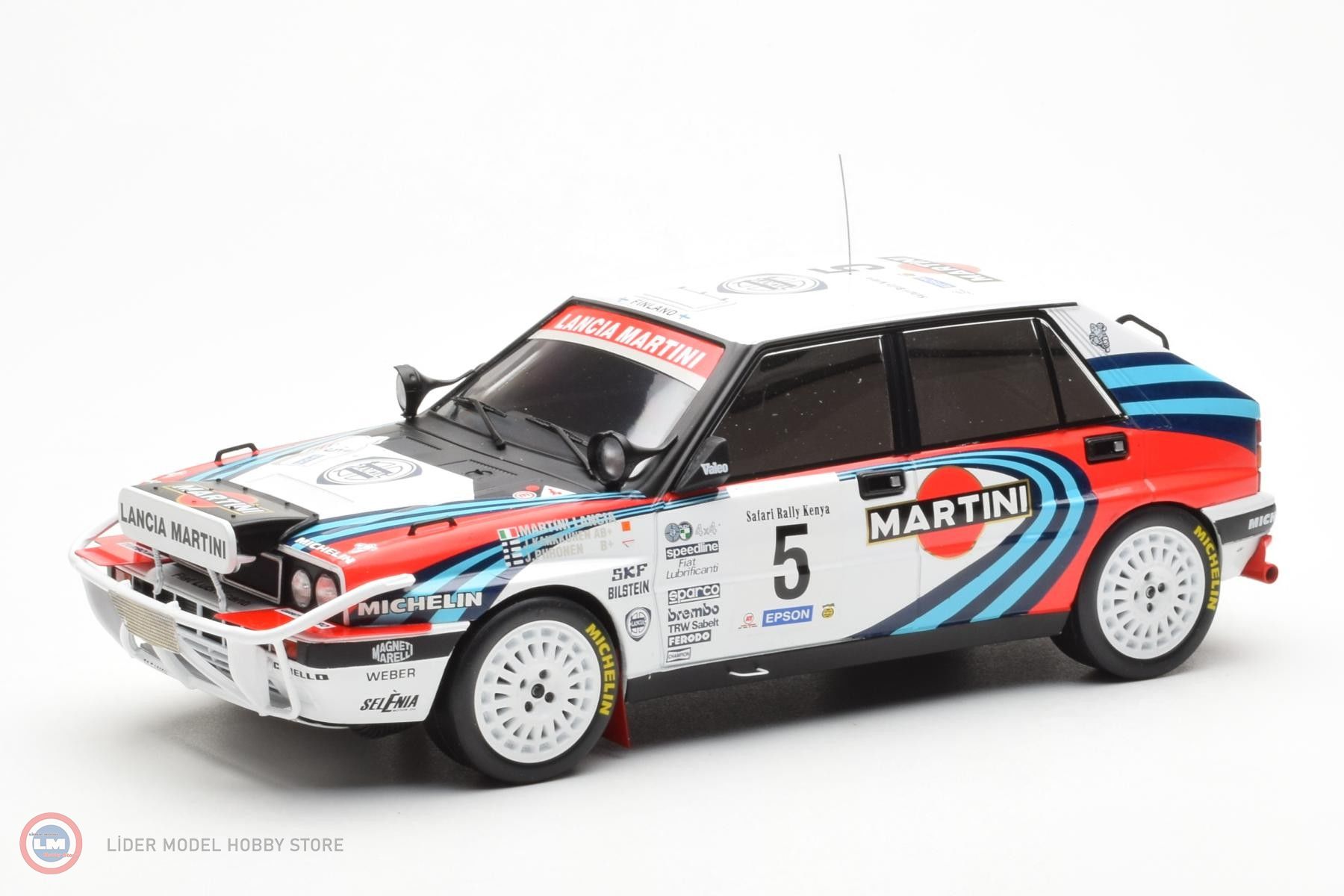 1:18 1990 Lancia Delta Integrale 16V, #5, Safari Rally