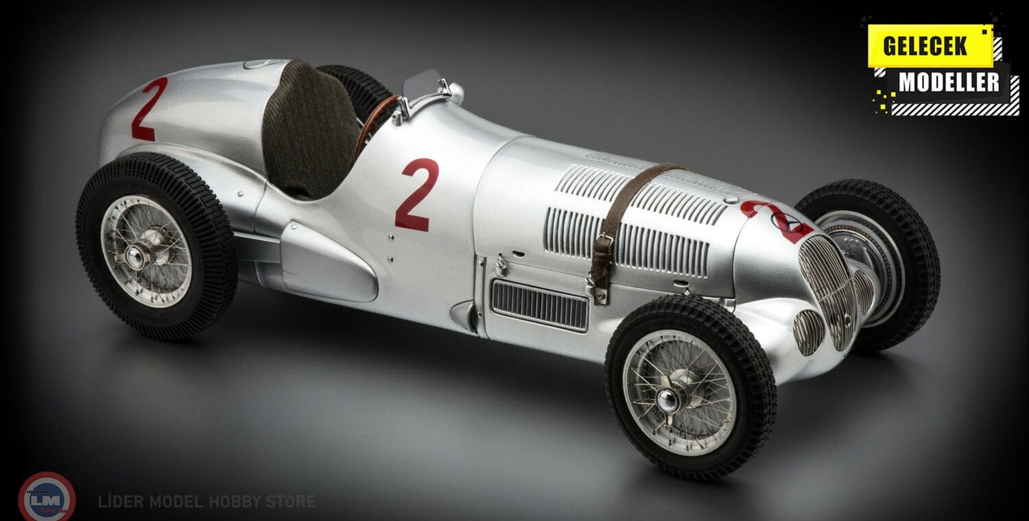 1:18 CMC 1937 Mercedes Benz W125 GP Donington #2 Lang