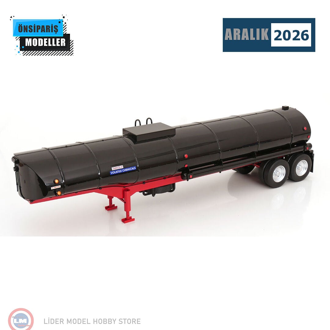 1:18 Road Kings Amerikan Tip Petrol Tankeri Siyah