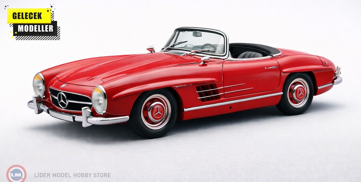 1:18 CMC 1954 Mercedes Benz 300 SL W198 Roadster Open