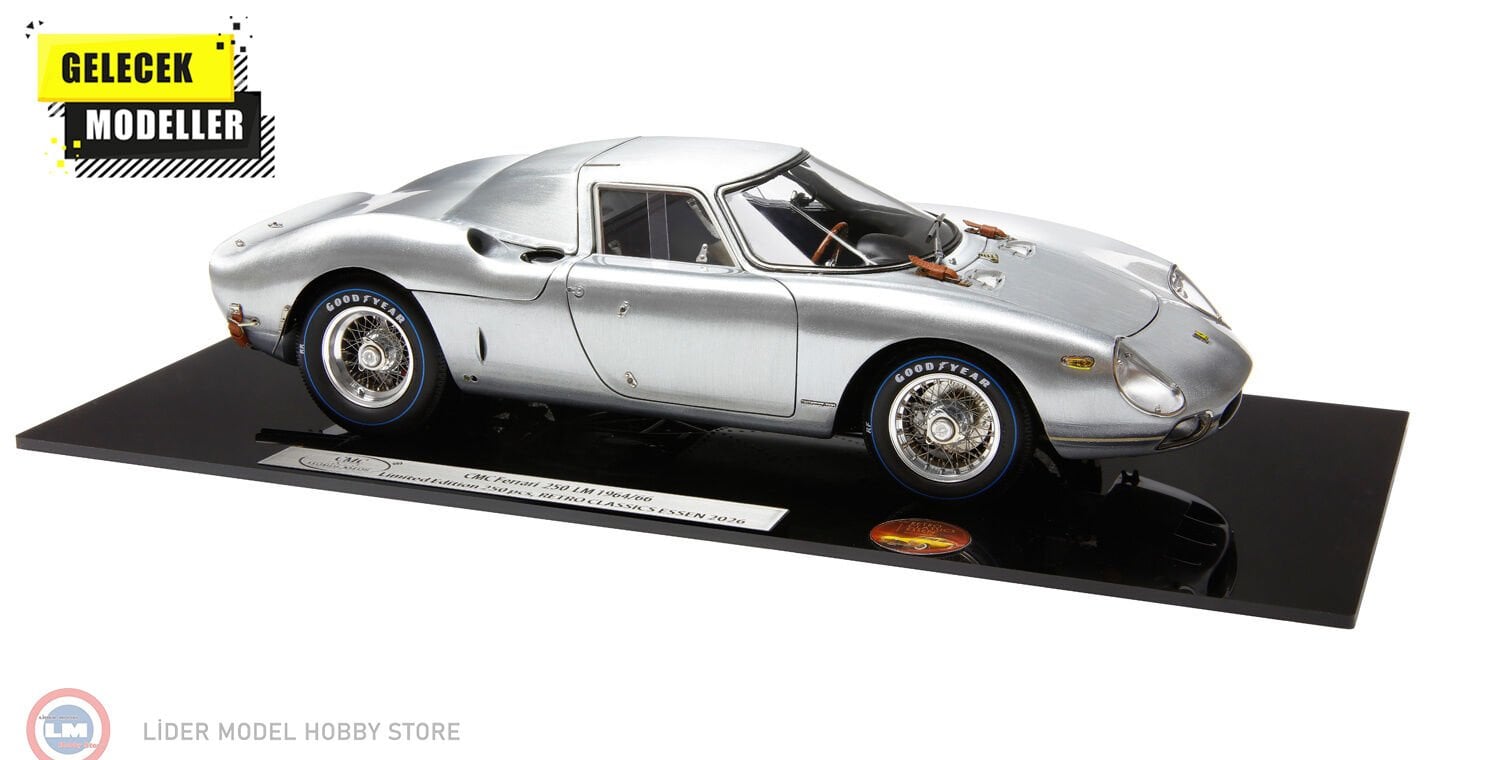 1:18 CMC Ferrari 250 LM Special Edition Retro Classics Clear Finish