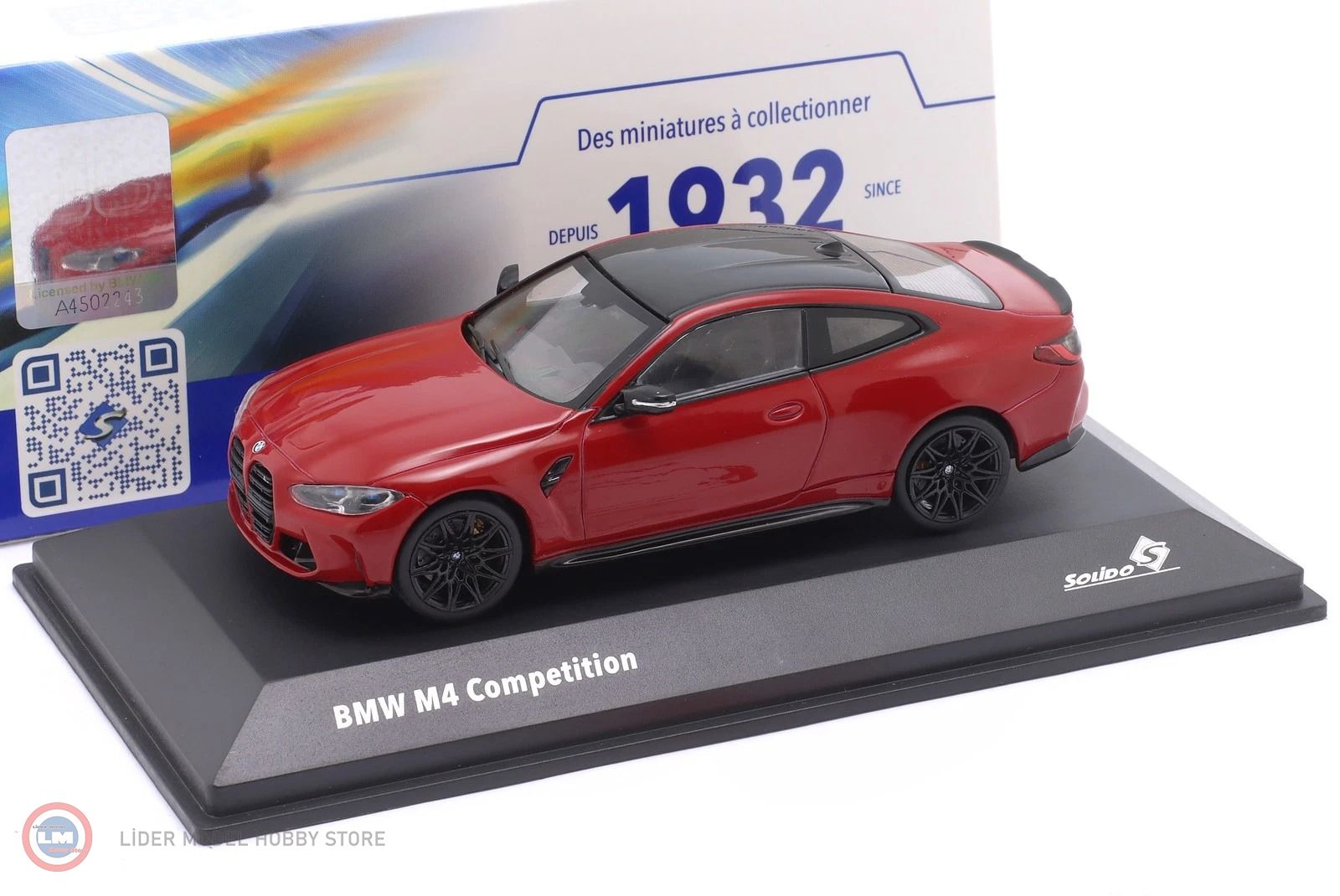 1:43 Solido 2023 BMW G82 M4 Competition