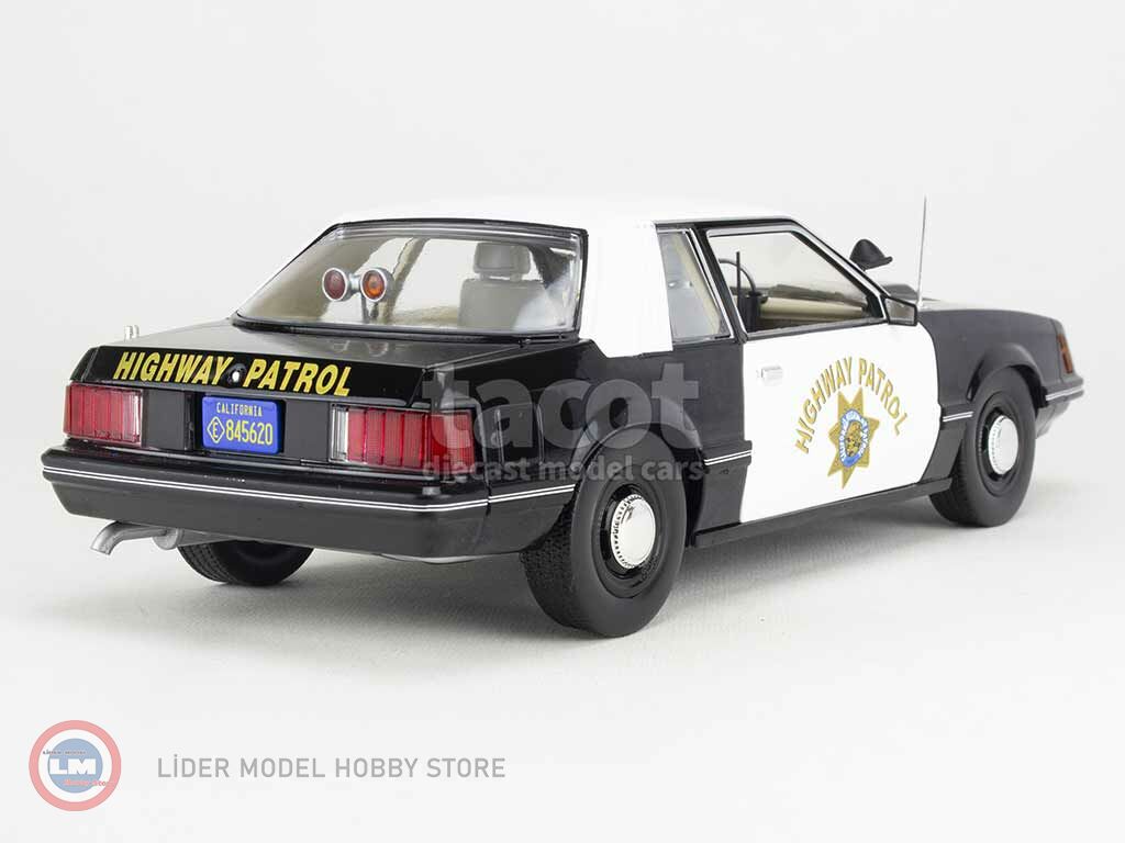 Greenlight 1/64 – Ford Mustang SSP CHP 1982 – Polizia California – Edizione Limitata