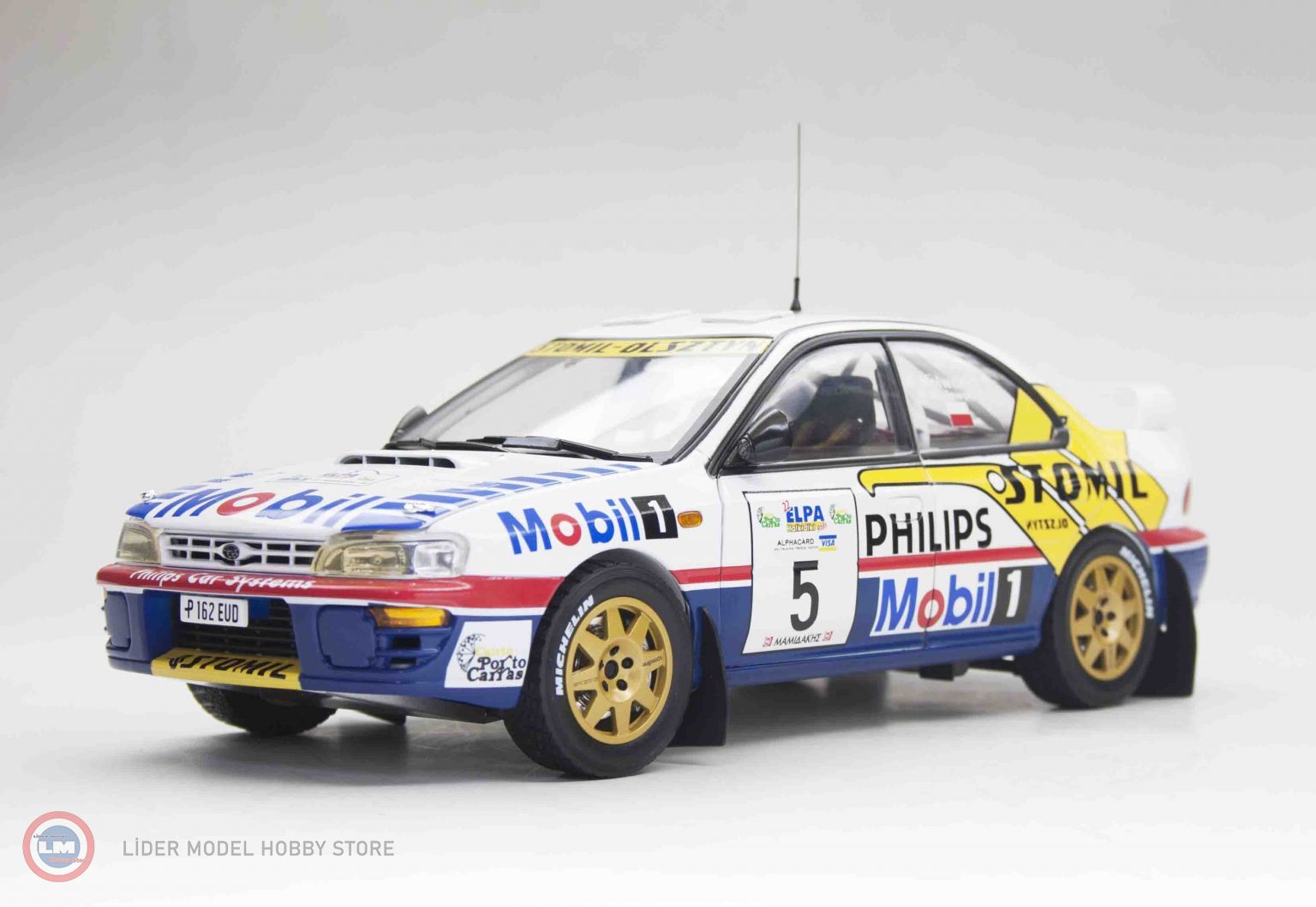 1:18 1997 Subaru Impreza 555 #5 Winner Elpa Rally Halkidiki