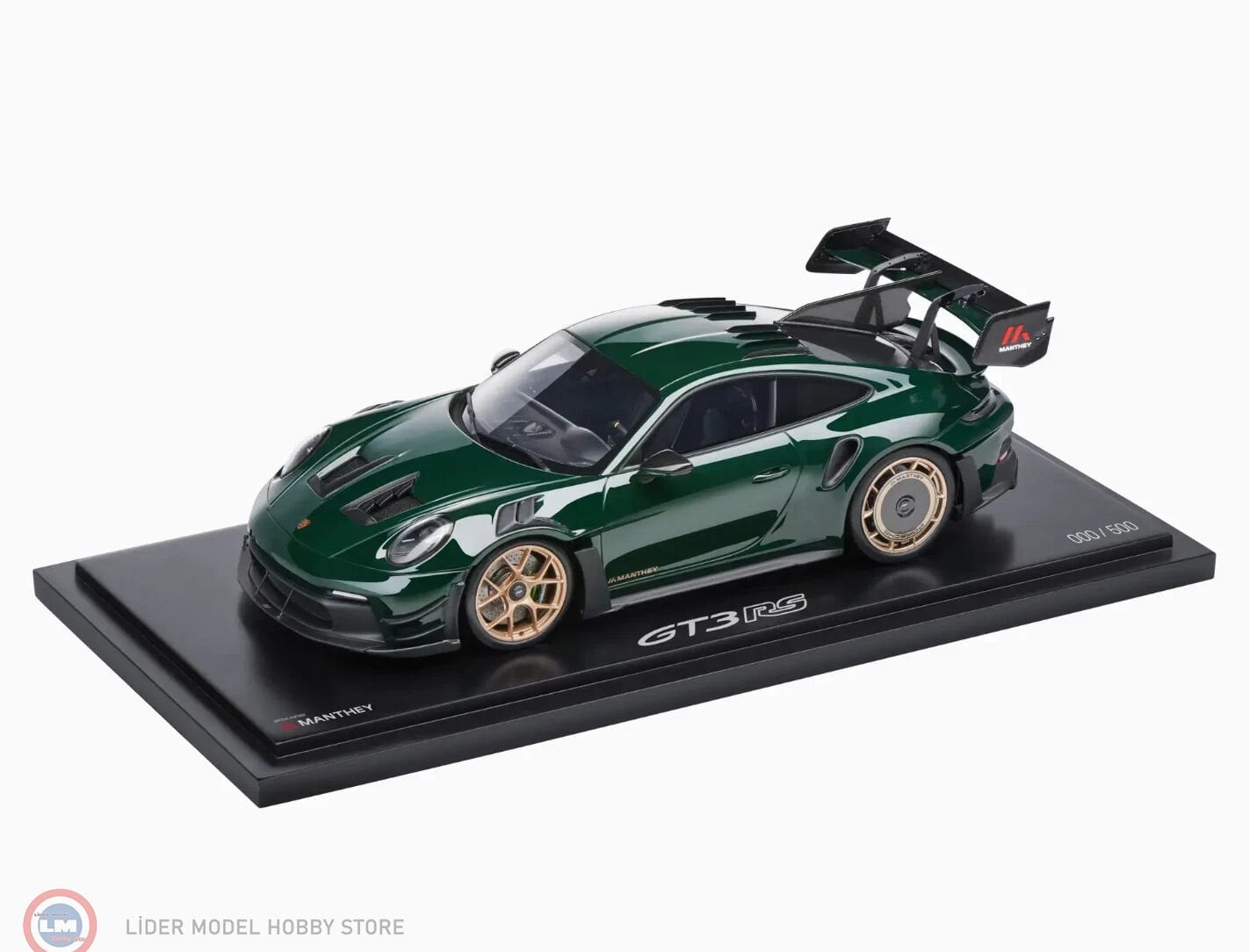 1:18 Spark 2024 Porsche 911 GT3 RS (992) with Manthey Kit Brewster Green