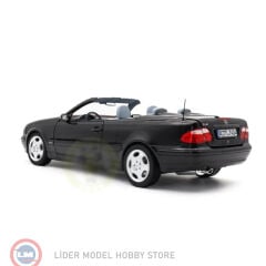 1:18 Norev 2000 Mercedes Benz CLK Cabriolet Obsidian Black