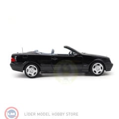 1:18 Norev 2000 Mercedes Benz CLK Cabriolet Obsidian Black