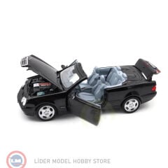 1:18 Norev 2000 Mercedes Benz CLK Cabriolet Obsidian Black