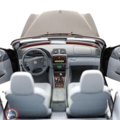 1:18 Norev 2000 Mercedes Benz CLK Cabriolet Obsidian Black