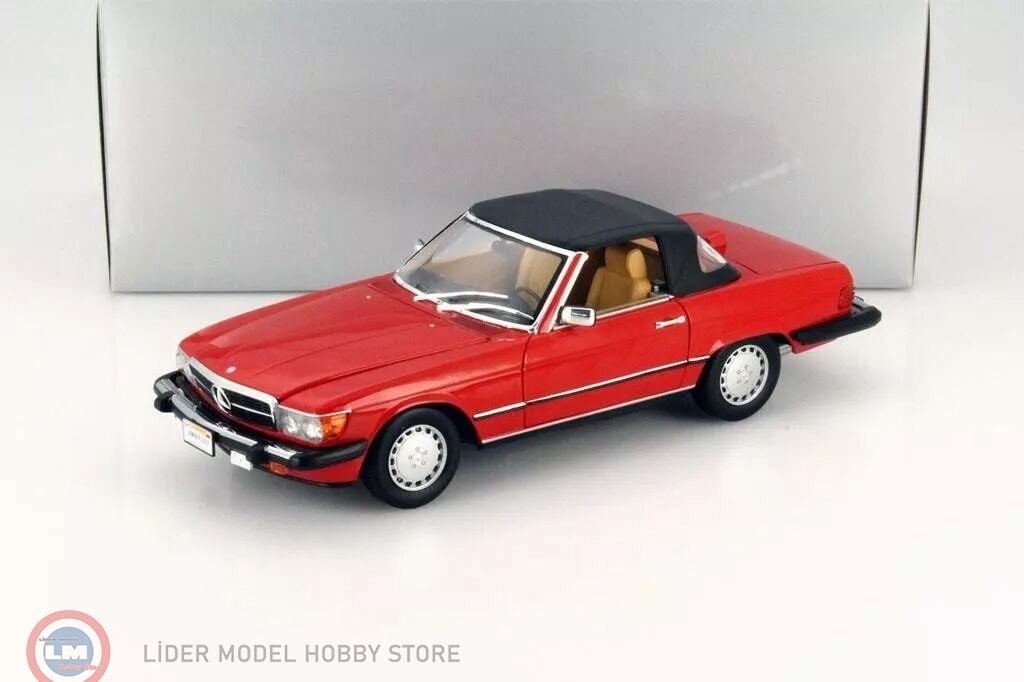1:18 Norev 1985 Mercedes Benz 300 SL Cabriolet R107 USA Version