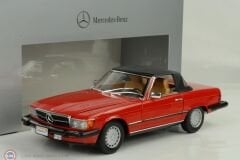 1:18 Norev 1985 Mercedes Benz 300 SL Cabriolet R107 USA Version