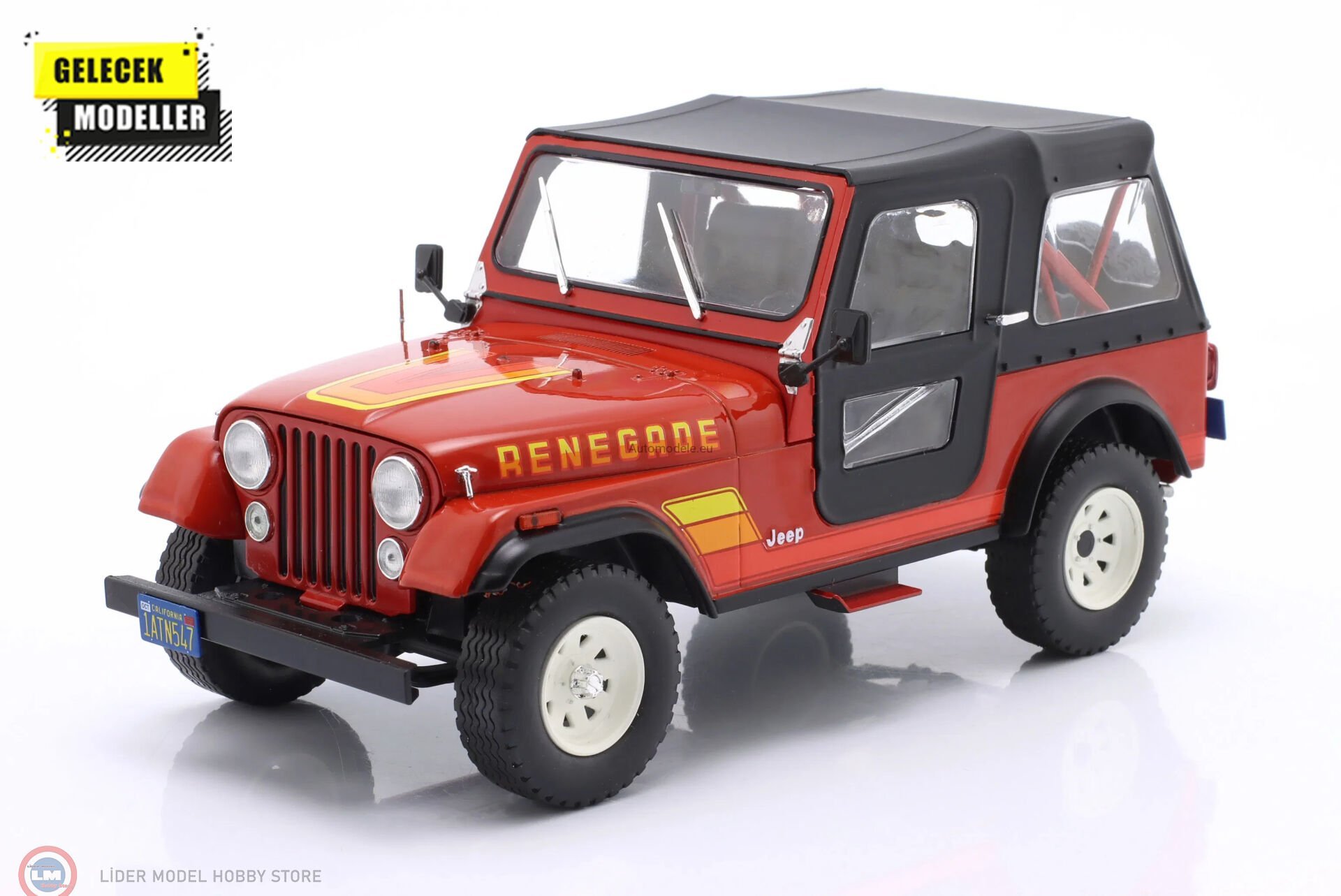 1:24 WhiteBox 1980 Jeep CJ-7 Renegade