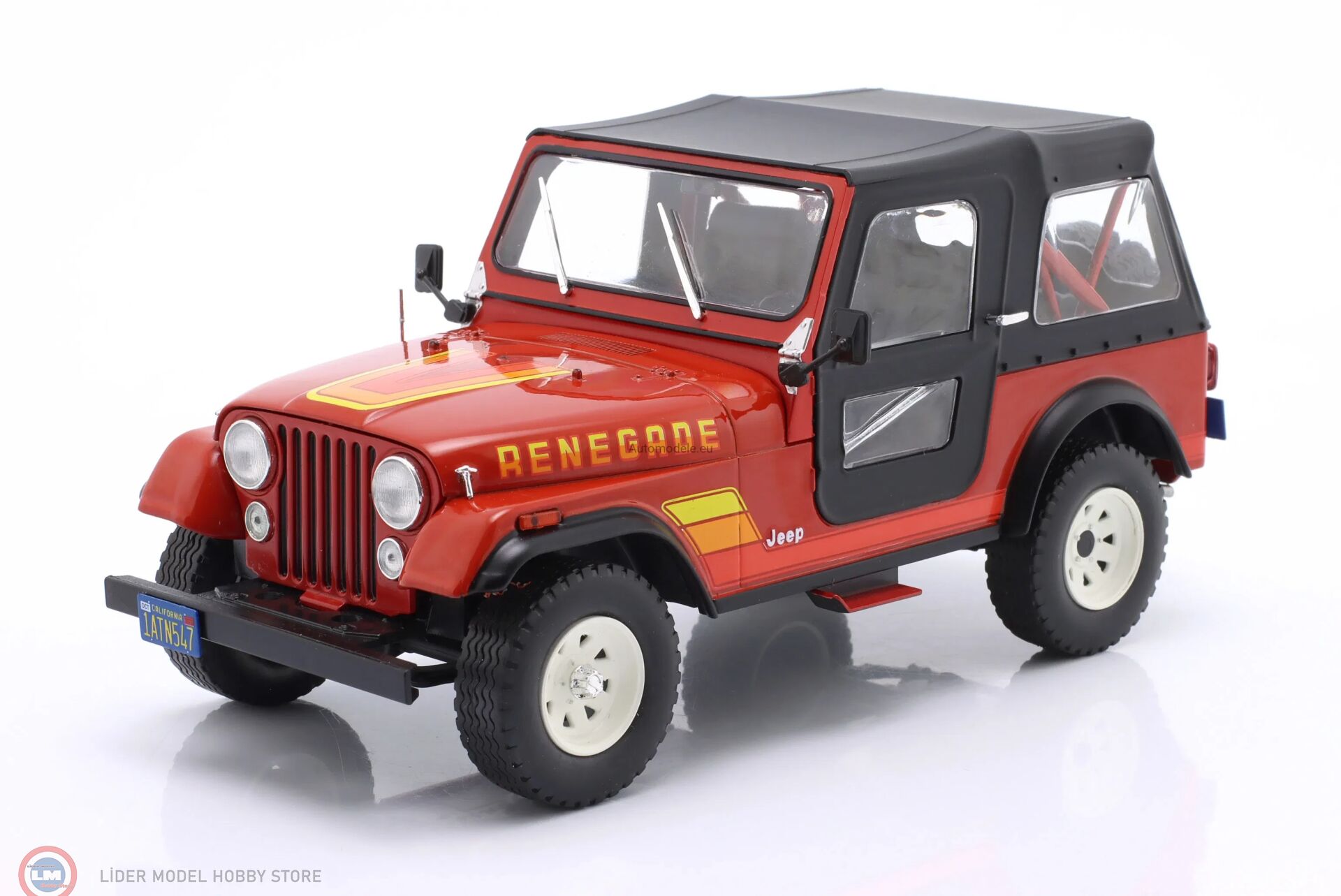1:24 WhiteBox 1980 Jeep CJ-7 Renegade