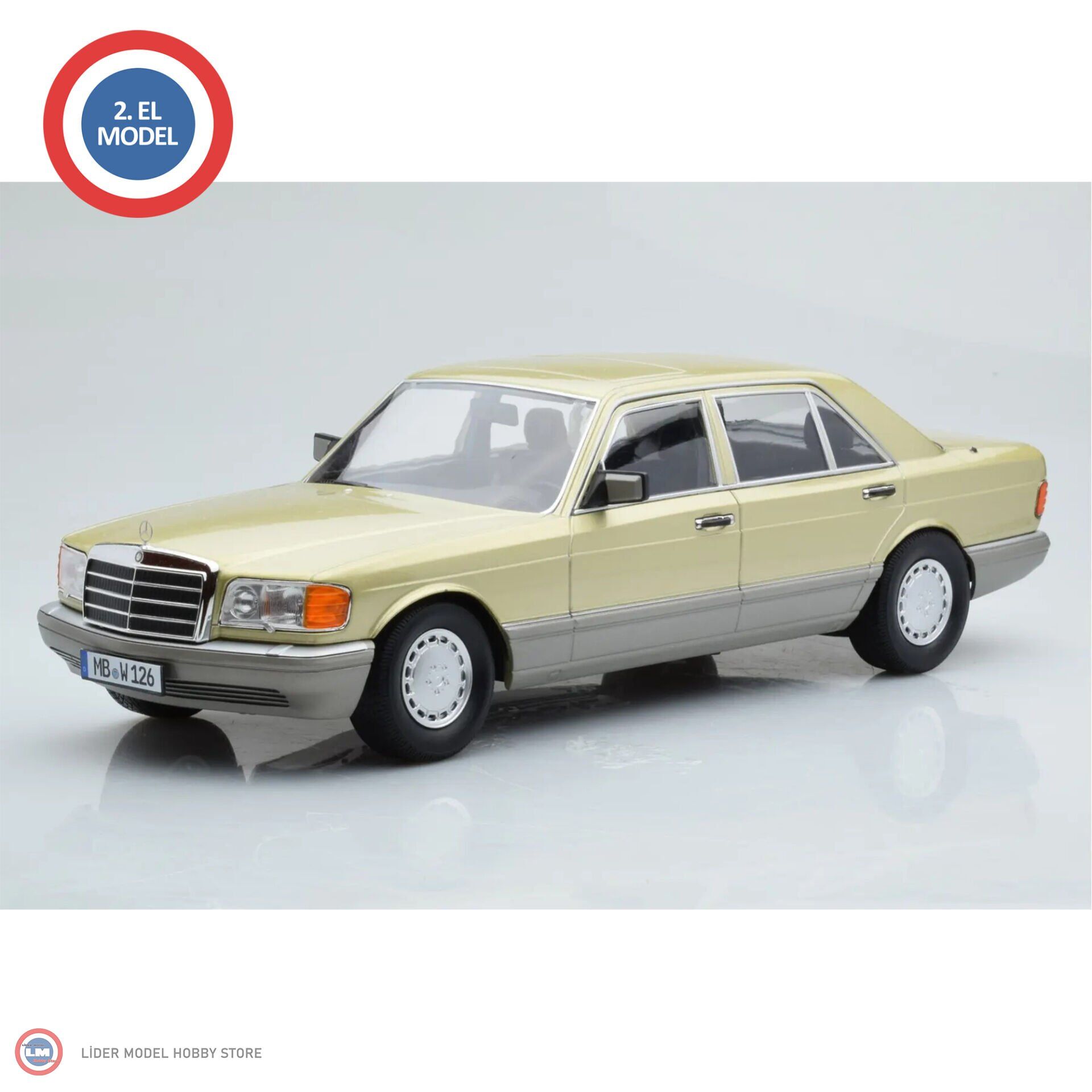1:18 1985 Mercedes Benz 560 SEL (W126)(Kopya)