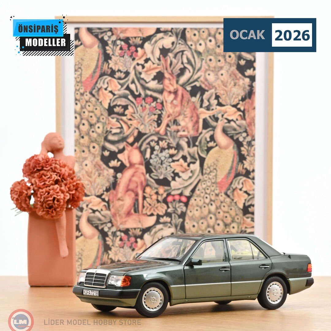 1:18 Norev 1990 Mercedes Benz E Class 230E W124 Night Green