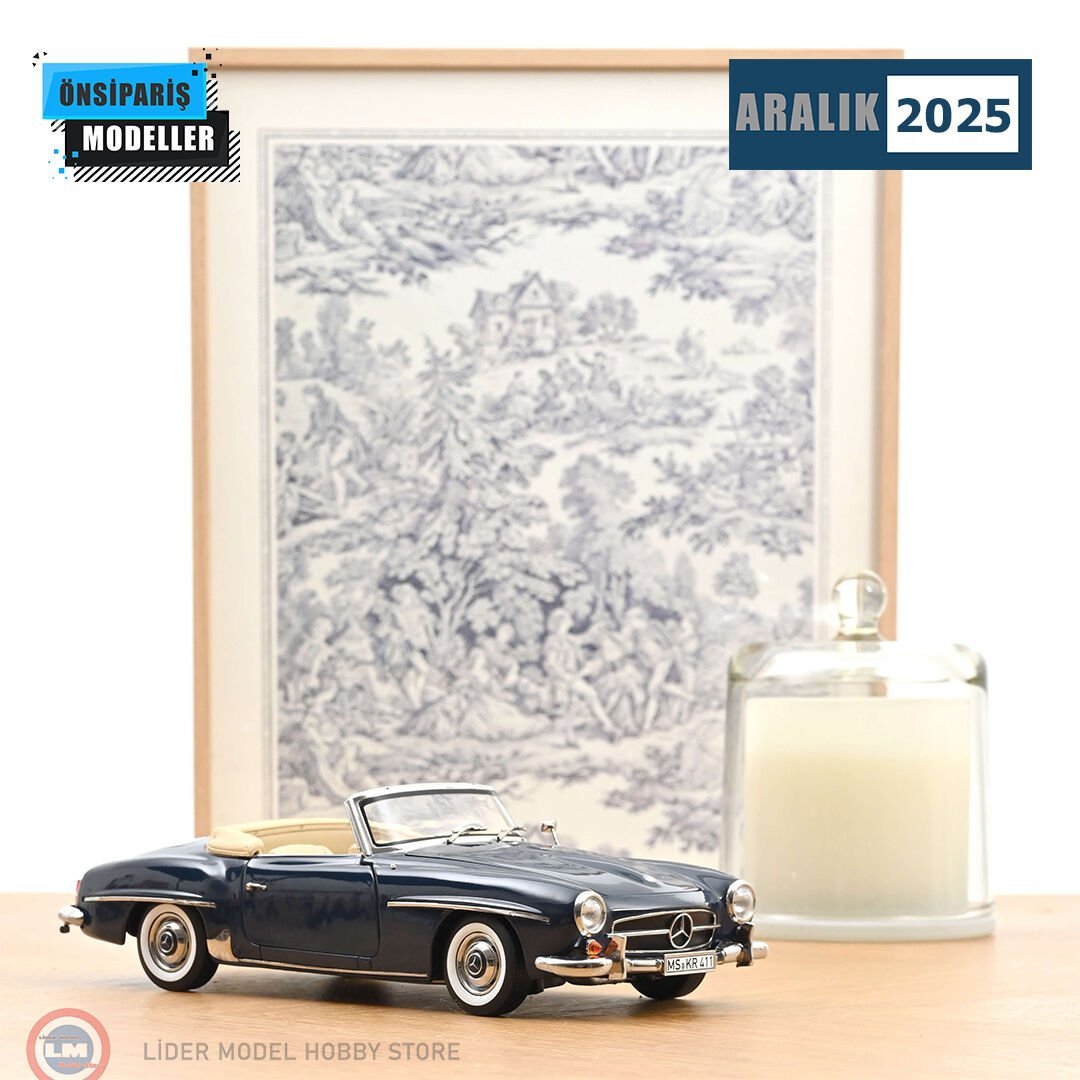 1:18 Norev 1957 Mercedes Benz 190 SL Spider Middle Blue