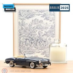 1:18 Norev 1957 Mercedes Benz 190 SL Spider Middle Blue
