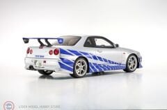 1:12 Kyosho 2001 Nissan Skyline GTR R34 RHD Fast & Furious Brian's Car