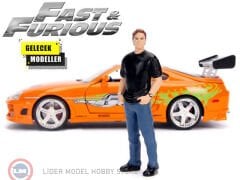 1:24 Jada 1995 Toyota Supra & Figur Brian O'Conner Fast and Furious