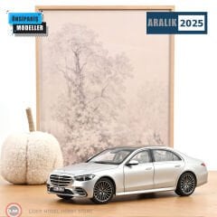 1:18 Norev 2021 Mercedes Benz S Class AMG line Brillant Silver