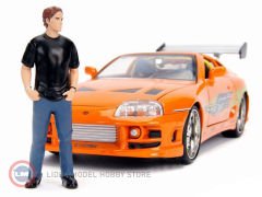 1:24 Jada 1995 Toyota Supra & Figur Brian O'Conner Fast & Furious