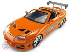 1:24 Jada 1995 Toyota Supra & Figur Brian O'Conner Fast and Furious
