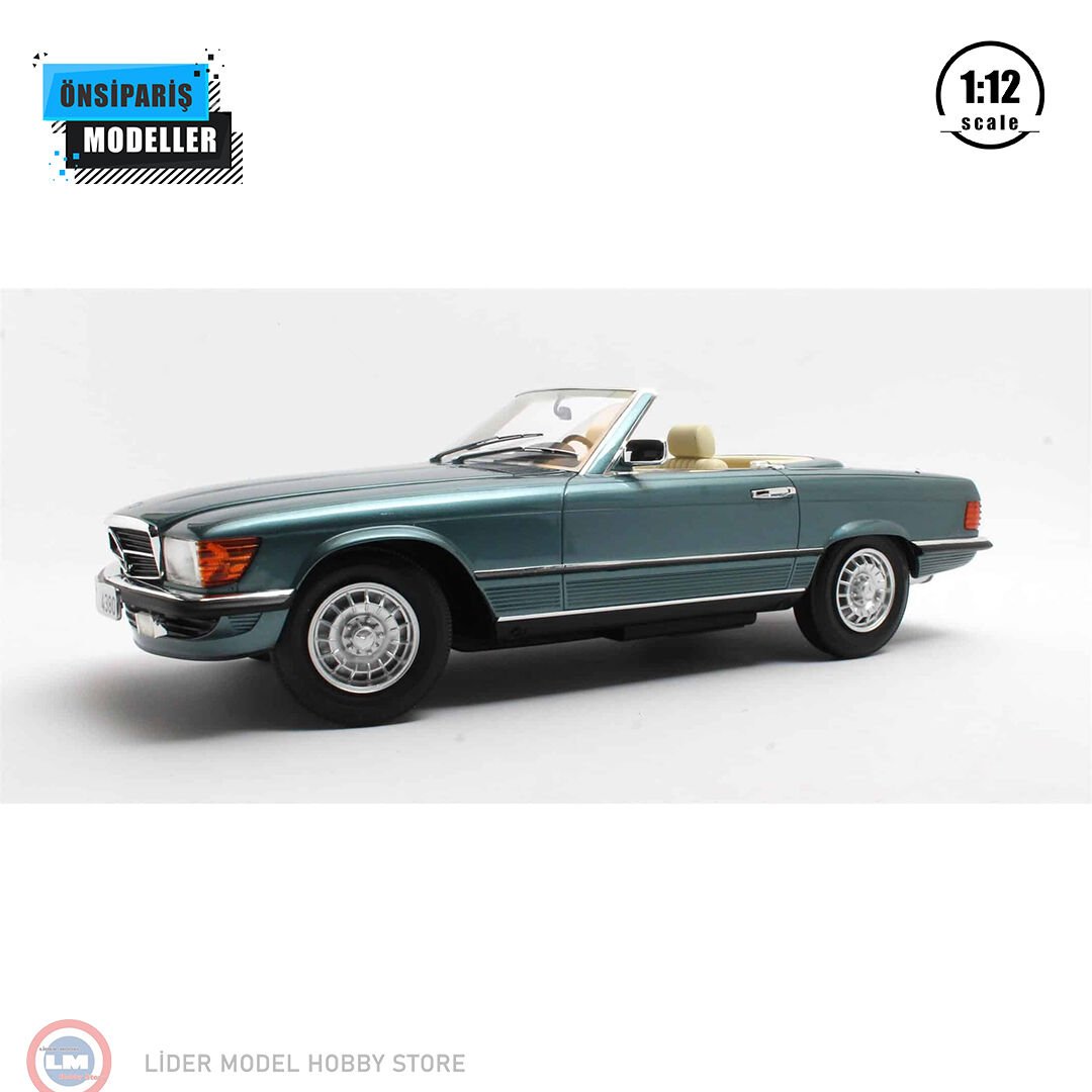 1:12 Matrix / 12ART 1985 Mercedes Benz 380 SL R107 12ART1302011 - Petrol Metallic