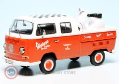 1:43 Schuco 1962 Volkswagen T2 DOUBLE CABINE PICK-UP 1962 WITH VESPA GS